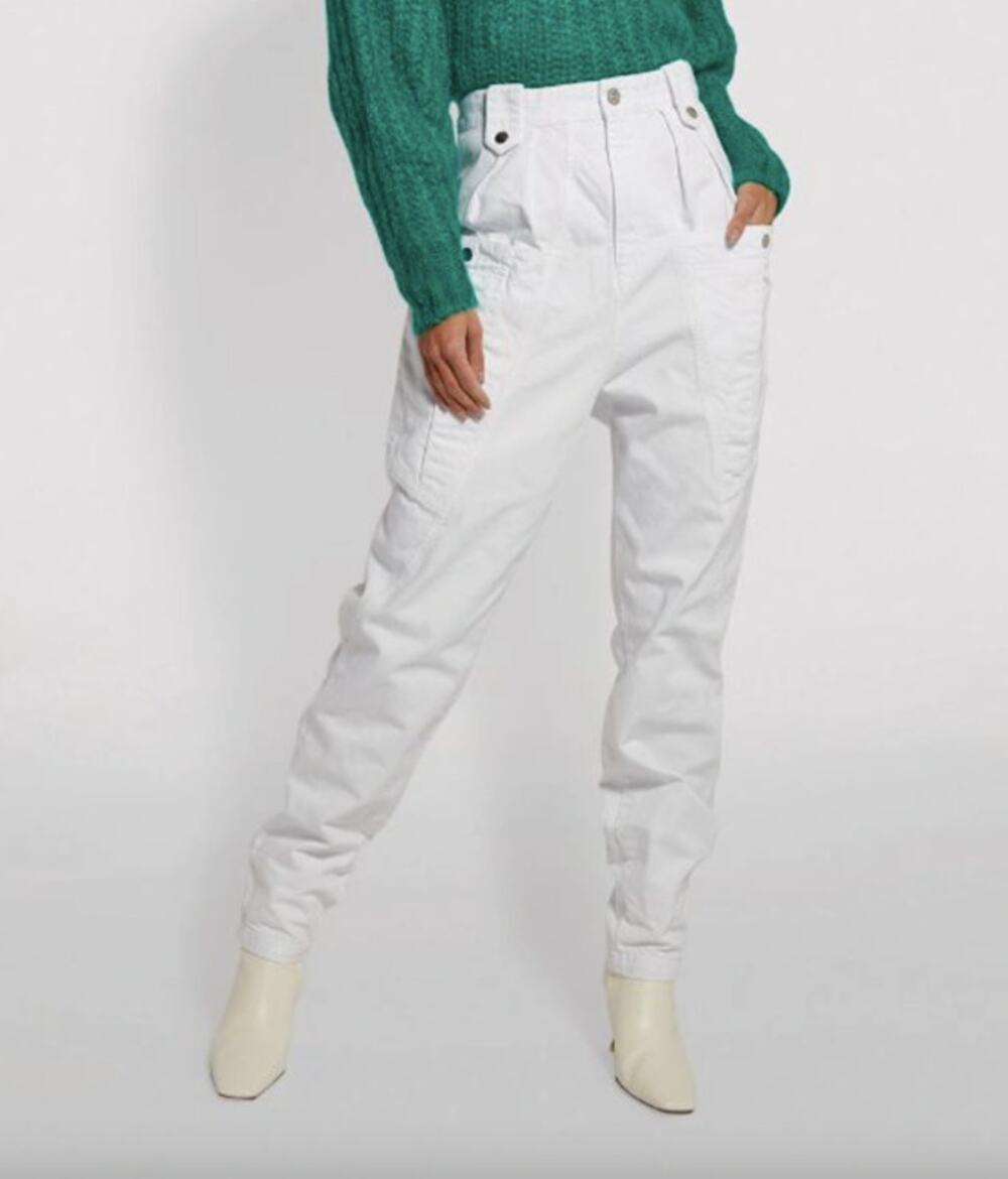 Isabel Marant White Kerris Trousers